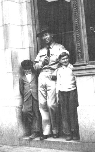 James Vautier,  George Vautier in uniform and Danny Vautier