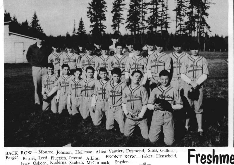 St. Martin's College baseball. Anthony Michael Vautier, Freshmen