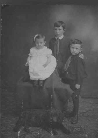 Gerald O'Rouark with his little sister Allegra O'Rouark and brother Douglas O'Rouark