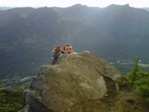 gabriel cofield on bandera mountain