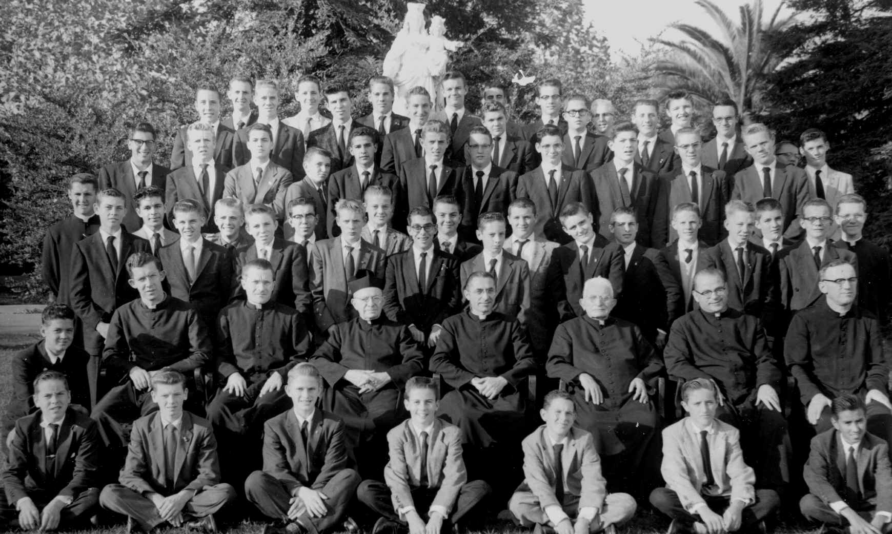 Richmond Salesian Junior Seminary student body 1957 