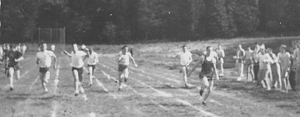 St. Edwards Seminary field day, Kenmore, Wa 1957 100 yard dash division 5.